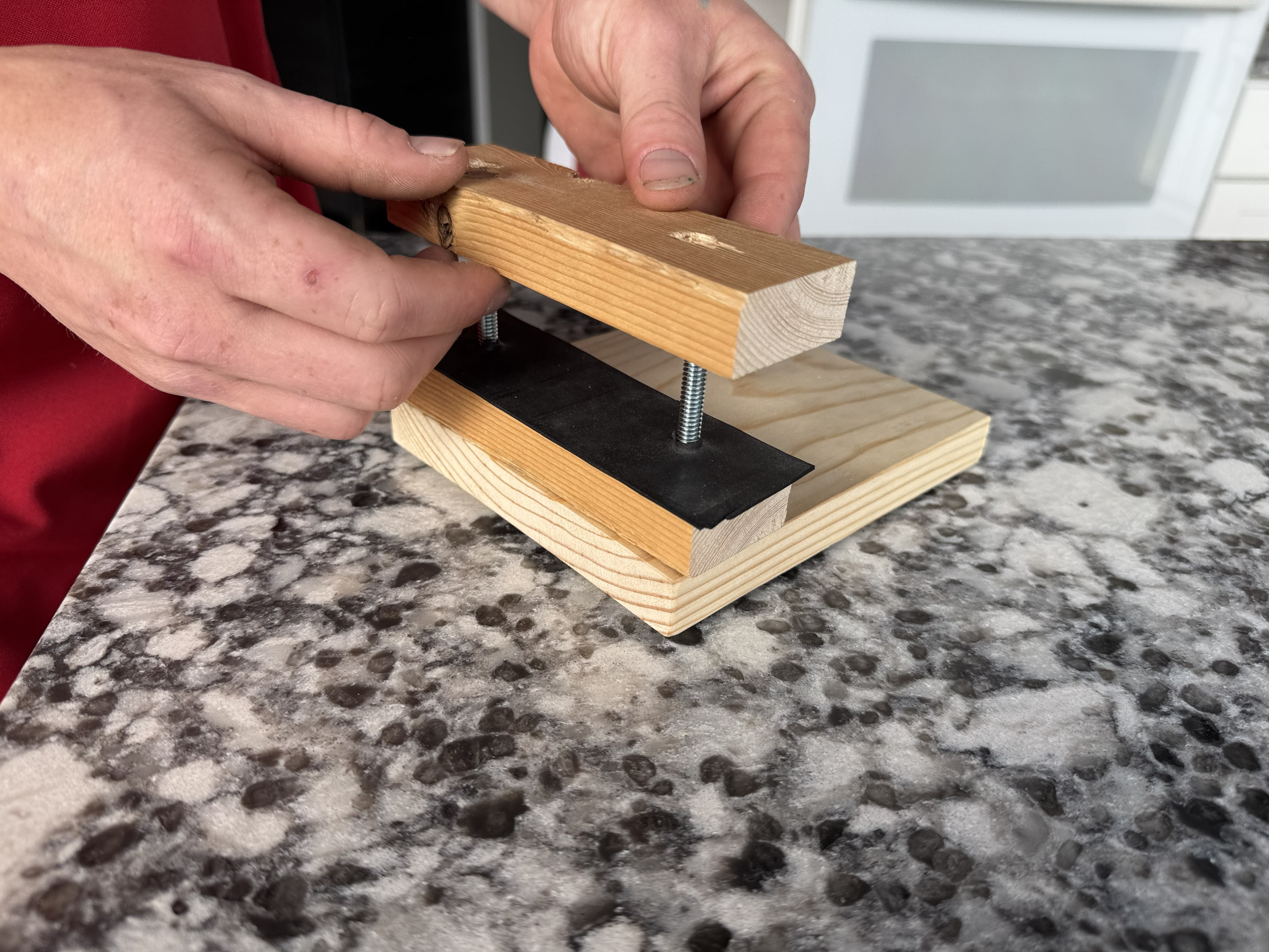 add second A wood piece